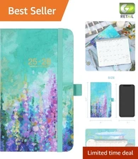 Thick Paper 2025-2028 Calendar Planner in Leather – Organize Life with Elegance