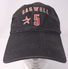 (Jeff) Bagwell  Houston Astros #5 MLB black baseball cap/ hat, Houston Chronicle
