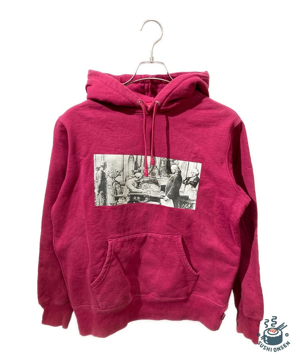 SUPREME Mike Kelley Reconstructed History Hoodie Size: S Burgundy