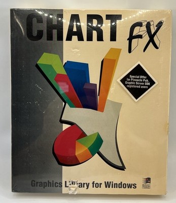 NOS Chart FX v2.0 Graphics Library for Windows Sealed Vintage Software 1993