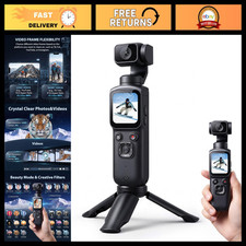 4K Handheld Vlogging Camera, Pocket Size for YouTube, Gimbal Stabilized Digital