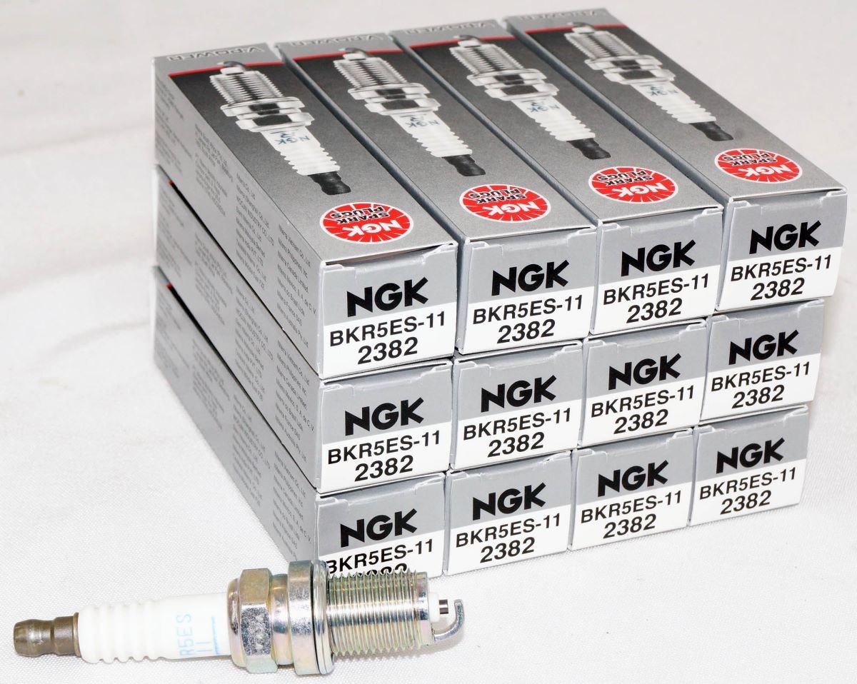 12 Pack Genuine NGK 2382 V-Power Spark Plugs BKR5ES-11 for Mercedes and Chrysler
