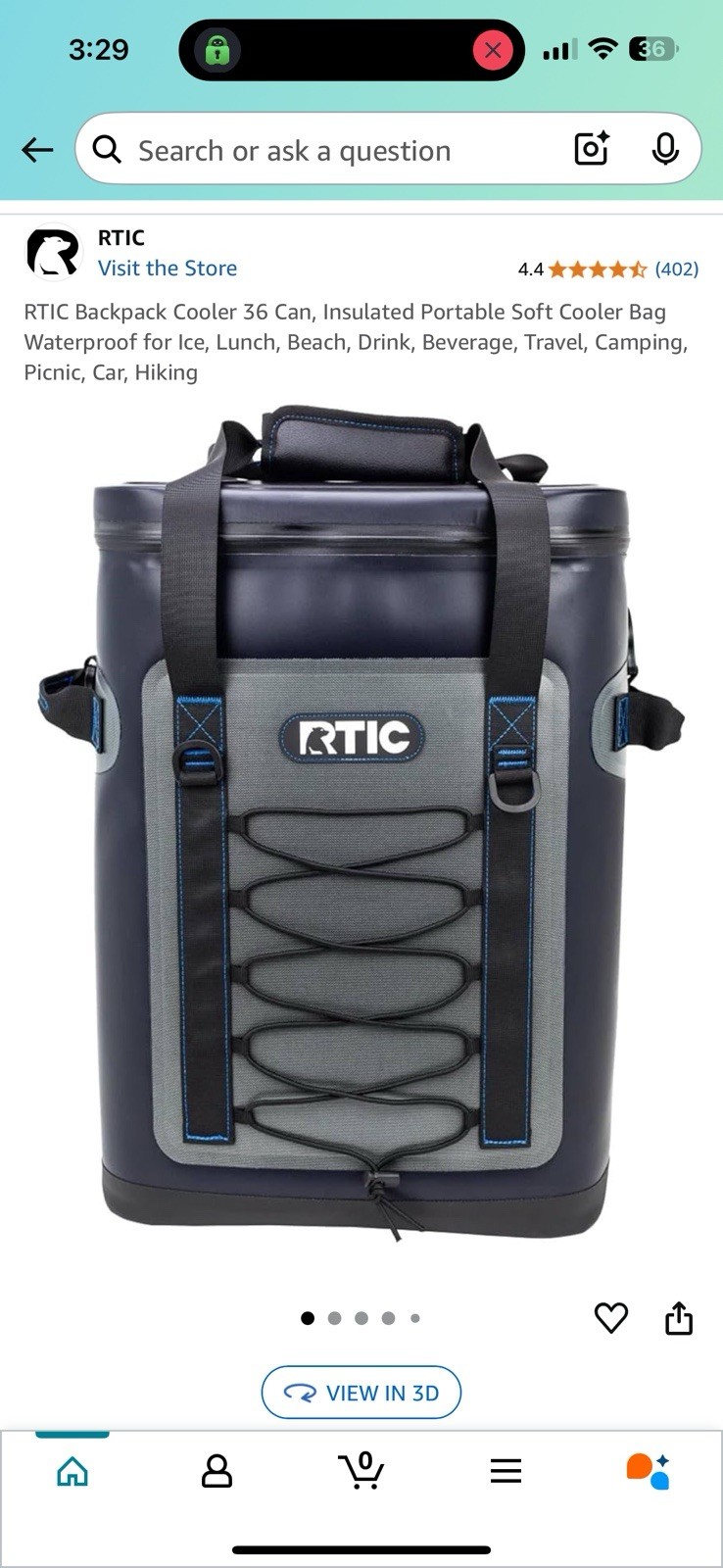 Backpack Blue Gray Travel Bag Outdoors