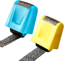 2Pcs Identity Theft Protection Roller Stamp Privacy Ink Confidential Blackout