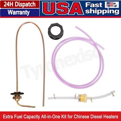 Extra Fuel Capacity Metal Fuel Line Standpipe Kit For Chinese Diesel Heater USA