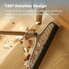 4 in 1 Magic Broom Floor Cleaning Silicone Squeegee Rotatable Pet Hair Remover