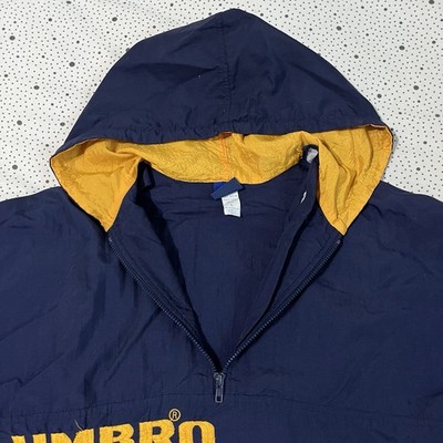 【一点物】UMBRO anorak track jacket 90s Vintage 1990s Umbro Windbreaker Track Jacket Men's L 1/4 Zip