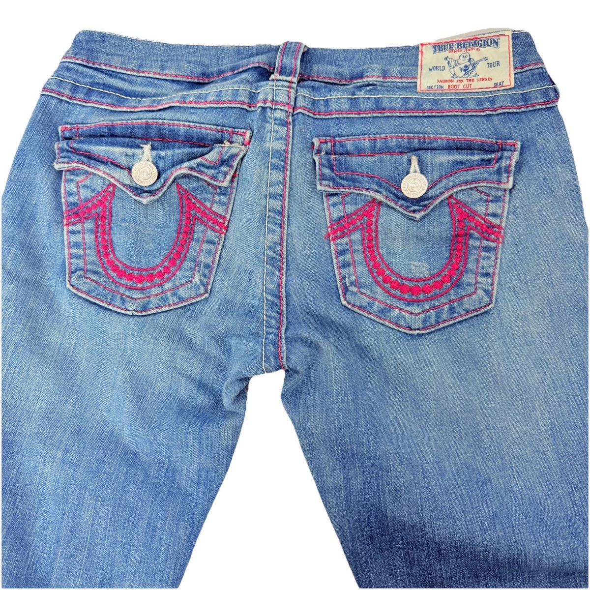 True Religion 34 in Inseam Low (6.5-8.5 in) Rise Jeans for Women