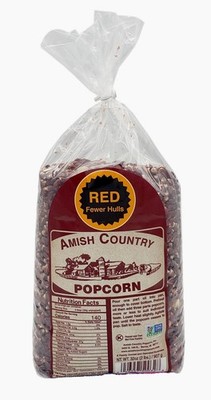 Amish Country Popcorn Red Fewer Hulls 2 Lb Holiday Treat Kernel NON GMO