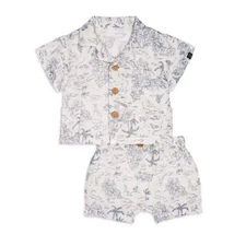 0 3 Mo Modern Moments Gerber Baby Boys Short Sleeve Top Shorts Outfit Set Cute