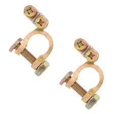  1Pair Heavy Duty Car Battery Terminal Clamps - Top Post Battery Terminal for RV