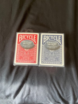 Bicycle Vintage Design Tangent Back Playing Cards (2) NEW SEALED LTD Edition #7