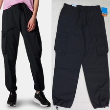 COLUMBIA Women's sz M Omni-Shade Boundless Trek Cargo Pants Black 70