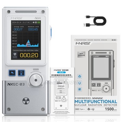 FNIRSI GC-03 3-IN-1 NR+EF+MF Electromagnetic Radiation Detector EMF Meter HOT