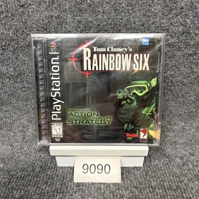 Rainbow Six Playstation Black Label 1st Print Complete w/ Manual CIB NEW Sealed