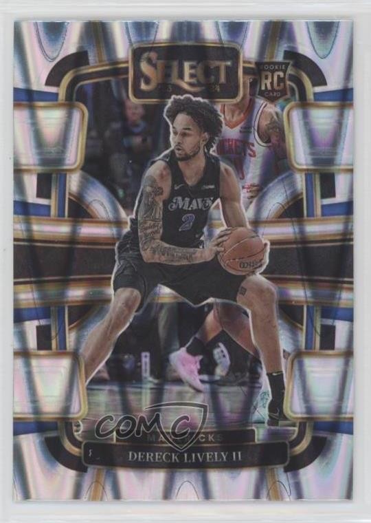 2023 Panini Select Concourse Tectonic Prizm Dereck Lively II #76 Rookie RC 1cb6