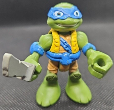 Leonardo Ninja Turtles Half Shell Heroes Blast Past Action Figure Leo Toy
