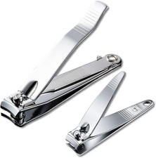 Ultra Sharp Stainless Steel Nail Clippers Set   Fingernail  Toenail Clippers