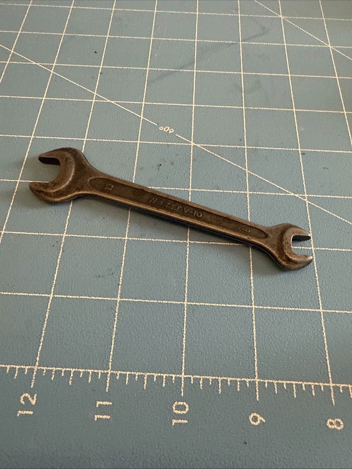 HAZET V-10 Llave de extremo abierto 13 mm x 8 mm Herramientas mecánicas métricas originales vintage Foto 2 de 2