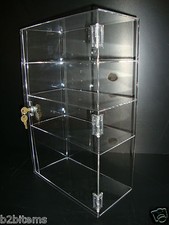 DS-Acrylic CUPCAKE Showcase Stand Pastry Bakery Counter Display w/door  lock