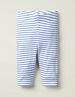 Baby Boden Jersey-Leggings in voller Länge gestreift Alltag - blau/elfenbeinfarben bedruckt