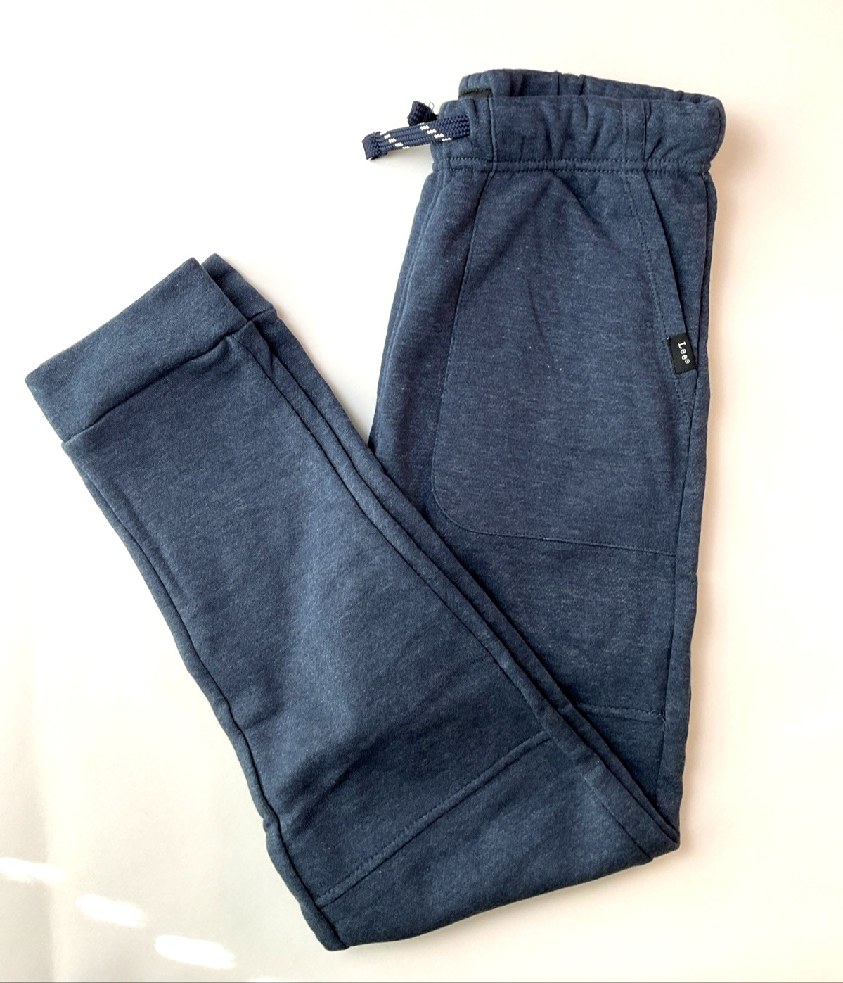 Lee Boys Youth Jogger Pants w/Pocket Rugged Knee, Blue, Size: Medium 10/12