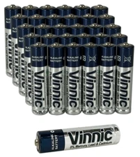 Vinnic AAA batteries - Long Lasting Alkaline Batteries -New - Wholesale pricing