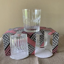 Les Verreries de Saint Gobain SET OF 4 DURALEX  KAYAK 22 cl MADE IN FRANCE