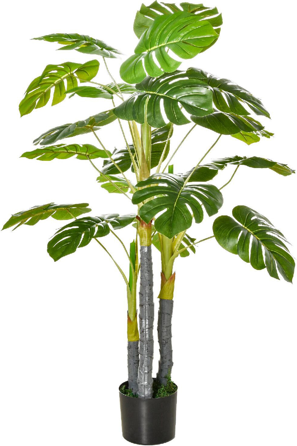 Occasione! Monstera Finta 120cm Dechome - Pianta Artificiale 20 Foglie