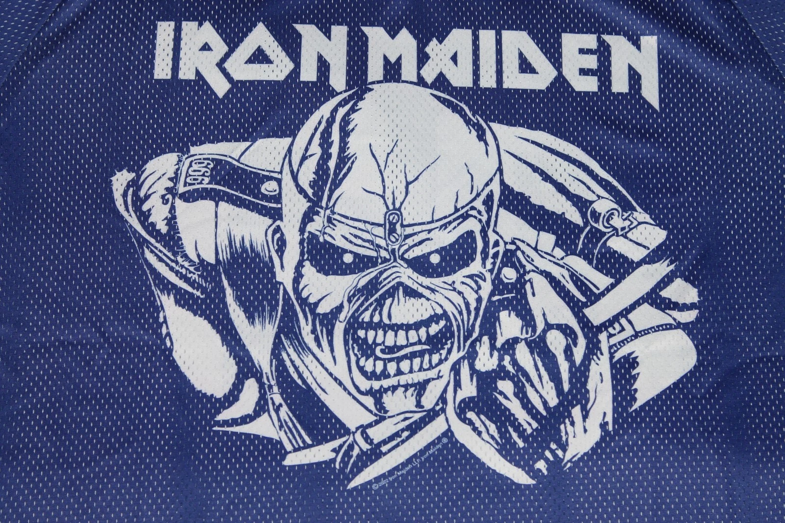 Iron Maiden The Trooper Men's Mesh Football Jersey