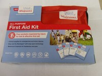 All-purpose First Aid Kit - Walgreens - Car - Travel - Backpacking - Camping All-purpose First Aid Kit - Walgreens - Car - Travel - Backpacking - Camping