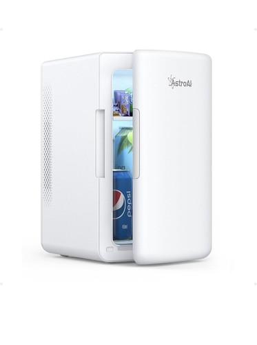 Compact AstroAI Mini Fridge 2.0: 6L Cooler/Warmer for Bedroom, Makeup, Drinks - Picture 1 of 5