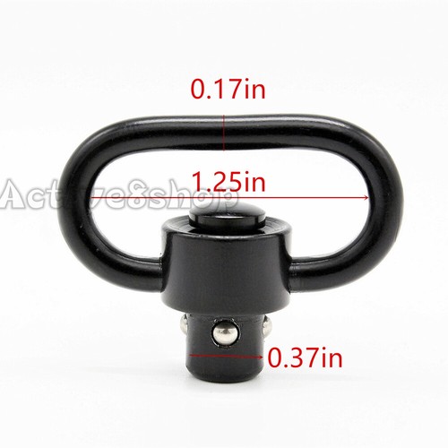 1in/1.25inch Quick Detach Sling Swivel Detachable for Rifle Hunting Sling Mount - Picture 7 of 8