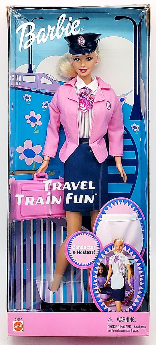 Travel Train Fun Barbie Doll 2001 Mattel 55807 | eBay