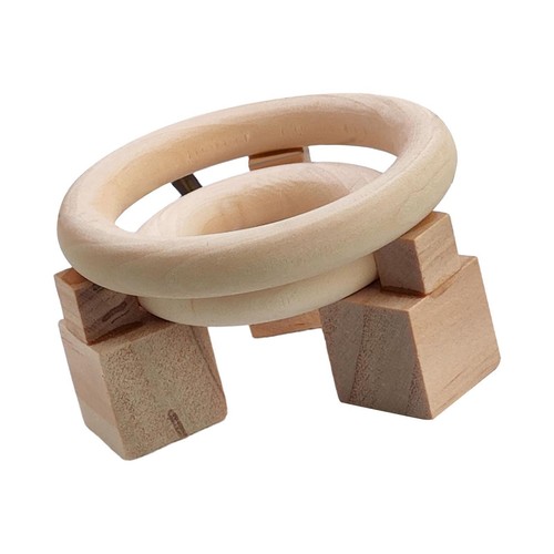 Présentoir Porte-batte De Baseball TP – Bois Massif Noir, 1 Niveau