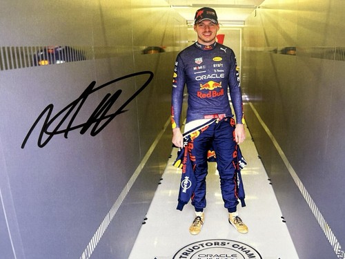 Max Verstappen Signed Autograph Photo 21x30cm Red Bull F1 Autograph Formula 1