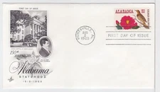 TurtlesTradingPost- Alabama Statehood 1969 FDC #1375- Artcraft Cachet
