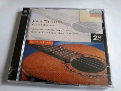 JOHN WILLIAMS GUITAR RECITAL 2 CD FULL VERSION NEW SEALED BACH SCARLATTI  PONCE