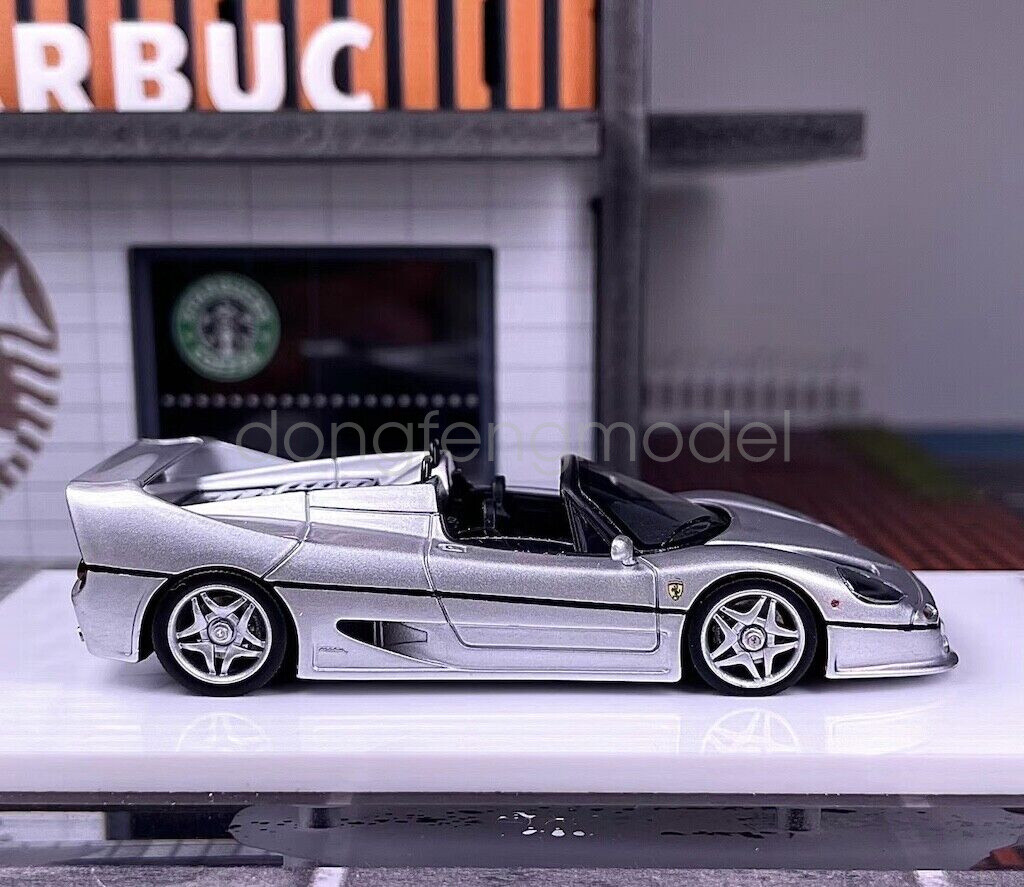 DMH 1:64 Scale Silver F50 Aperta Convertible Sport Car Model