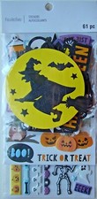 HALLOWEEN Holiday Recollections Stickers 668374 NEW flip pack witch ghost bat