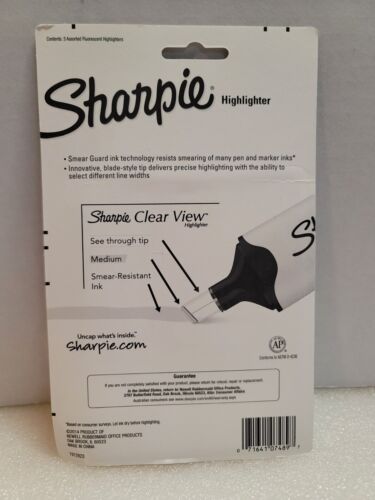 Sharpie Clear View Abstrichschutz Textmarker - KOSTENLOSER VERSAND! - Bild 3 von 3