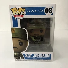 Funko Pop! Halo SGT. Major Avery Johnson Halo New Vinyl Figure #08