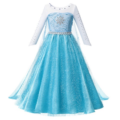 Elsa Costume, Party Dress Up, Kids Birthday Clothing, Elsa Princess Dress - Picture 15 of 22