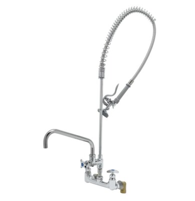 NEW POWER SOAK SYSTEMS 42189 PRE-RINSE ASSY FAUCET & SPRAYER 36'' SPRING HOSE KIT