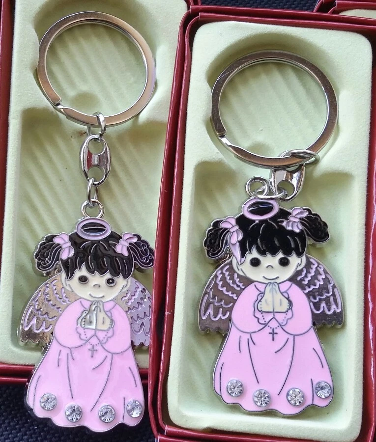 12 Llaveros Ángel Favores Bautismo,Bautizo Bautizo,Recuerdos,Primera Comunión  Foto 2 de 4