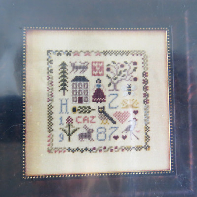 HANA'S  SAMPLER Cross Stitch Pattern Chart- The Drawn Thread Charted Needlework