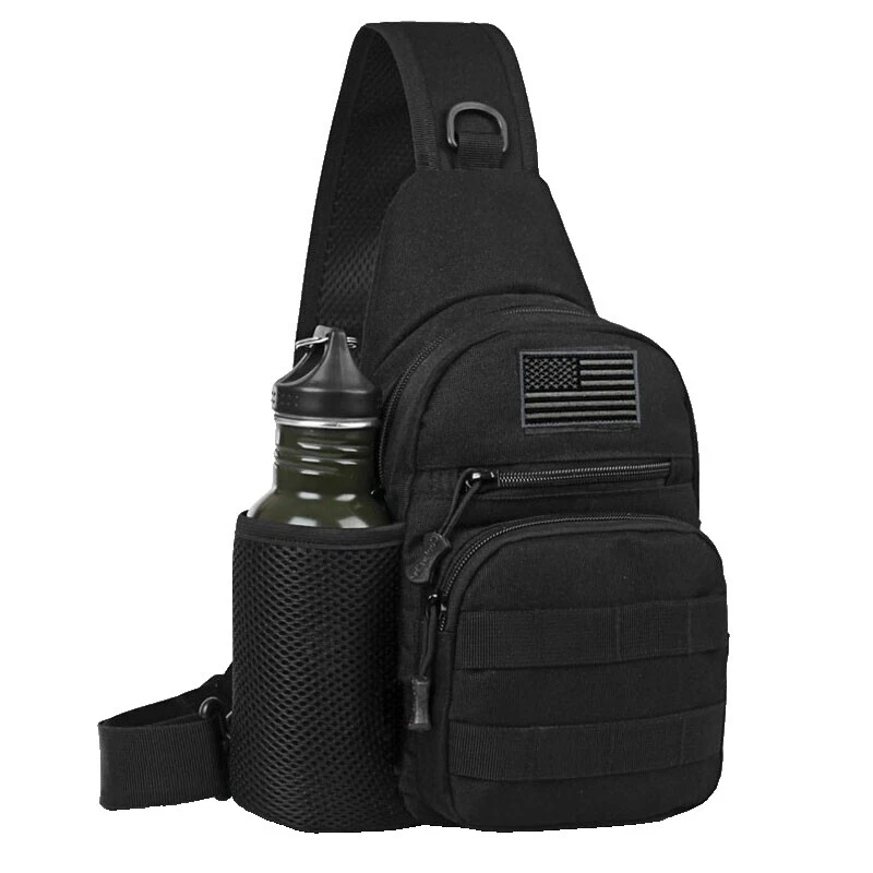 Black Nylon Camping & Hiking Backpacks & Bags