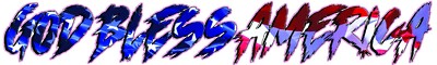 God Bless America Decal 24'' 
