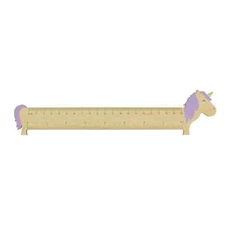 Unicorn Wooden Ruler 8" Long - Paladone UK - (Brand New & Sealed)