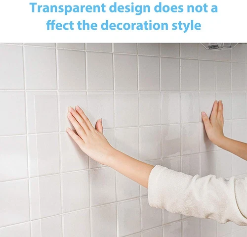 Transparent Klebefolie Selbstklebende Folie 500CM Wandschutzfolie Durchsichtige - Bild 4 von 12